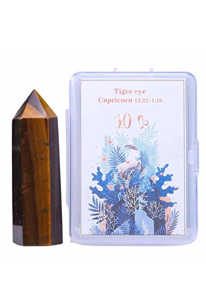 craftmystic Băț de cristal de 6 cm pentru cele 12 semne zodiacale - Capricorn...