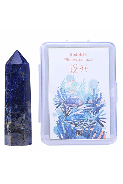 craftmystic Băț de cristal de 6 cm pentru cele 12 semne zodiacale - Pietre se...