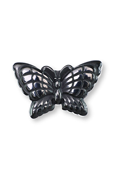 craftmystic Figurină fluture din obsidian, 5 cm - Protecție energetică și transformare spirituală