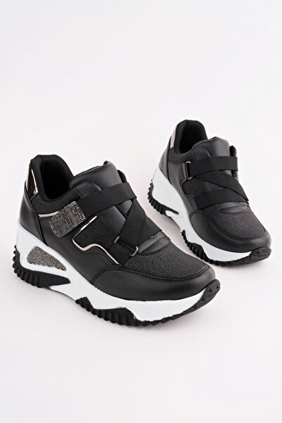 Madam Tarz Dnr-608 Glittery Elastic Thick Sole Sports