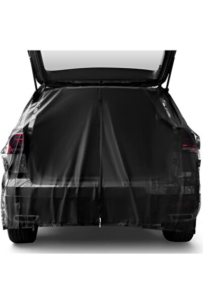 AZONEE شبكة ناموسية مغناطيسية لباب صندوق السيارة الخلفي للسيارات الرياضية متعددة الاستخدامات للتخييم مع سحاب للحماية من الأشعة فوق البنفسجية قابلة للتهوية