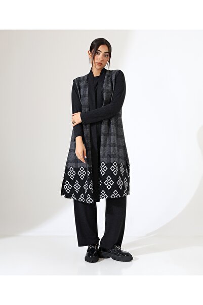 Fi'l Arz Fashion Cotton Knitted Vest Three Piece Set