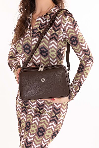 Gondol Geantă de umăr pentru femei gp.1327 maro