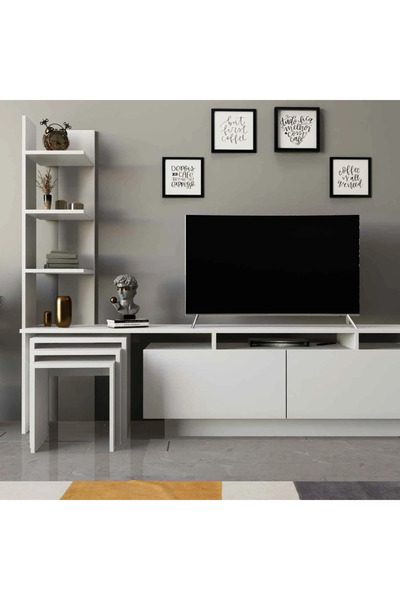 Stylish Home Modern white table set - SH06