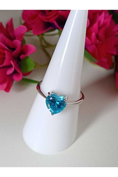 IAMIRA Blue heart ring