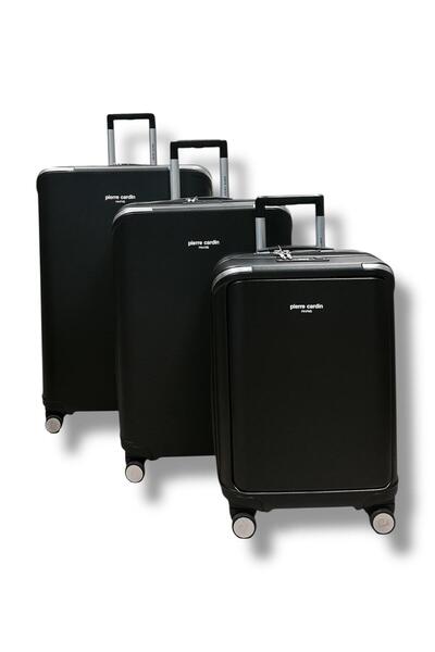 Pierre Cardin UNİSEX BÜYÜK, ORTA ve KABİN BOY 3'LÜ VALİZ SET 04PC7090