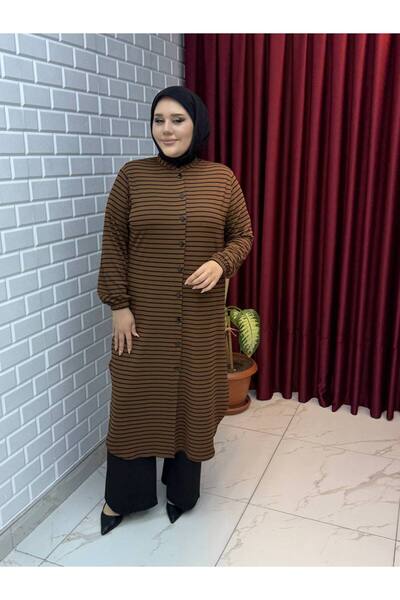 İLGEN TEKSTİL STRIPED SUIT DRESS