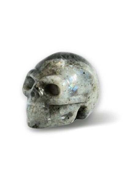 craftmystic Figurină Craniu din Labradorit, 5 cm - Susține Transformarea și P...