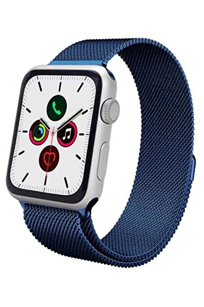 Promass سوار بديل لساعة Apple iWatch Series 5/4/3/2/1 مقاس 42-44 مم أزرق