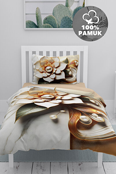 MonoHome 100% бавовна Ranforce Luxury 5D цифровий односпальний комплект пості...