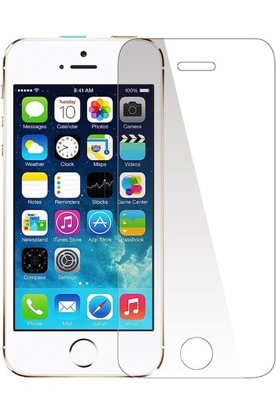 Promass واقي شاشة من الزجاج المقوى لهاتف iPhone SE/5S/5C/5 (3.7)