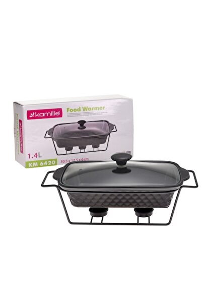 Kamille Πιάτο κεραμικό ανθεκτικό στη θερμότητα με θερμαινόμενη βάση, Kamille,...