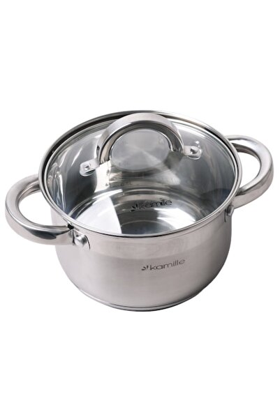 Kamille Oală cu capac, Kamille, oțel inoxidabil, 22x13,5 cm, 5,1 l