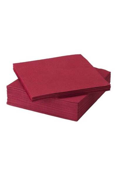 Promass - Paper Napkin, Dark Red