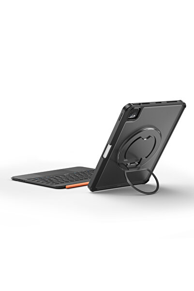 WIWU iPad Pro 13 2024 Uyumlu MK-007 Combo Pro Kalem Bölmeli Klavyeli Standlı ...