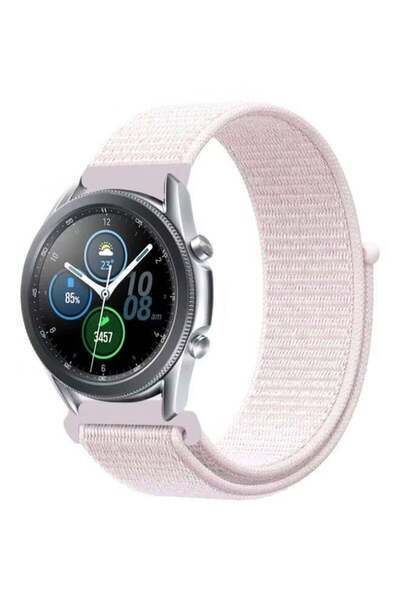 Promass سوار بديل لساعة سامسونج جالاكسي واتش 3 مقاس 45 مم، وردي لؤلؤي