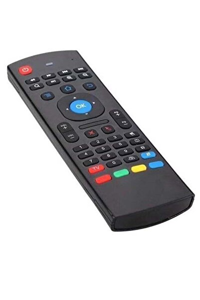 Promass جهاز تحكم عن بعد Air Fly Mouse لأجهزة تلفزيون Android باللون الأسود