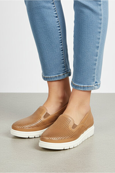 Ceyo 1201-13 100% Genuine Leather Inside and Out, Full Orthopedic Black and Tan Women's Casual Daily Shoes