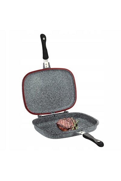 Ofenbach Tigaie grill dublă reversibilă, granit antiaderent, compatibilă cu g...