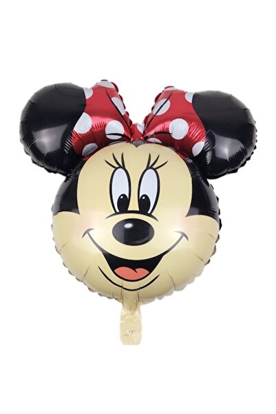 Fabrilux Balon folie Minnie Mouse, cap de personaj, 25 x 25 cm, pentru petrec...