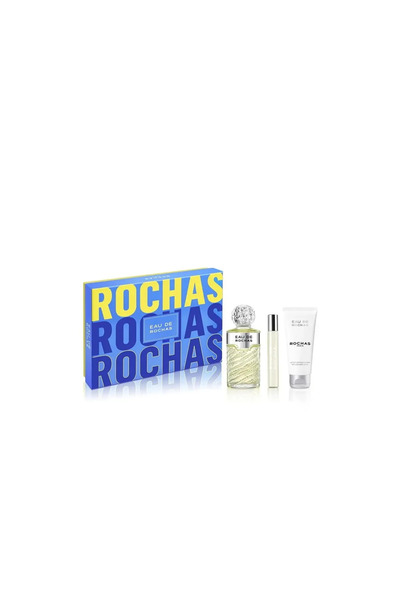 ROCHAS Set Eau Edt 100ml Body 100ml Edt 20ml@