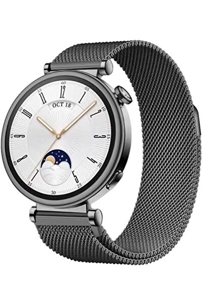 bbtech ساعة هواوي واتش جي تي 6 مقاس 41 ملم، حزام شبكي معدني متوافق مع جي تي 6...