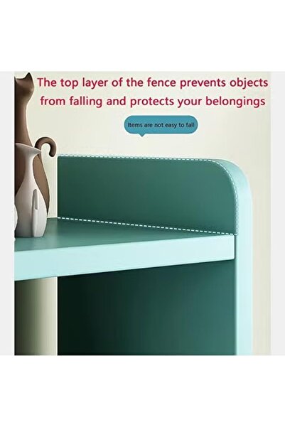 KEKE Adjustable Desktop Bookshelf 90° Rotation Multi-Color Desk Storage Organizer for Home Office