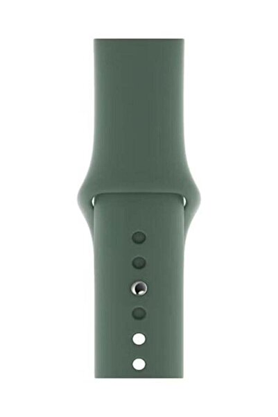 Promass سوار سيليكون بديل لساعة Apple Watch Series 5/4/3/2/1 بلون أخضر صنوبري