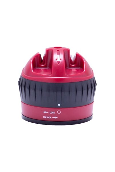 Kamille Knife Sharpener KM-5702, dual-stage, non-slip, 6x6x6.5 cm