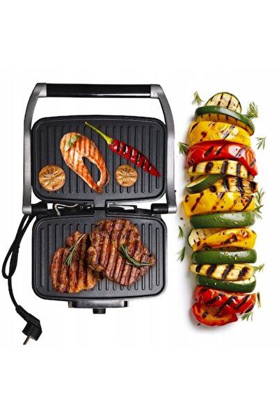 Kamille Grătar electric KM-6707, plăci antiaderente, 1500W, oțel inoxidabil/plastic