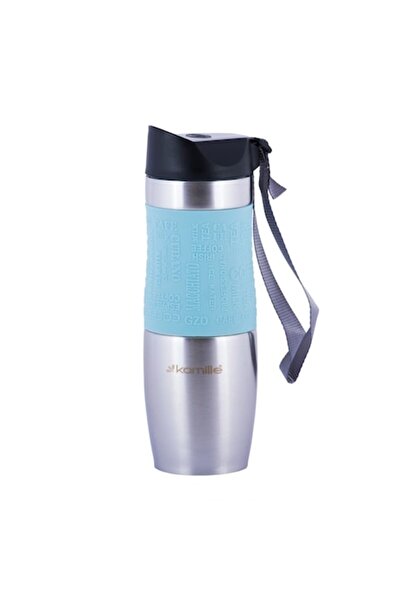 Kamille Cană termică KM-2051, oțel inoxidabil, antiderapantă, 480 ml, multicoloră