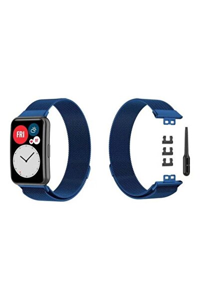 Promass سوار بديل لساعة هواوي واتش فيت - أزرق