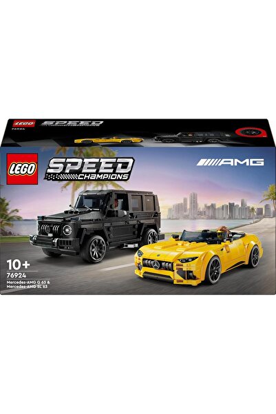 LEGO Speed Champions: Mercedes-AMG G 63 and Mercedes-AMG SL 63 76924, 10 yrs+, 808 pieces