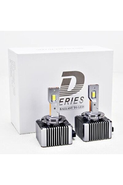 BZRSH Set de 2 becuri LED Xenon D1S 6500K, 10000Lm pentru VW, BMW, Audi