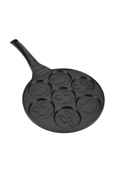 Kamille Pancake Pan, Kamille, marble, black, 26 cm