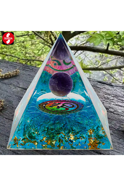 OEM Piramida de orgonit AUM, protejează și susține transformările miraculoase