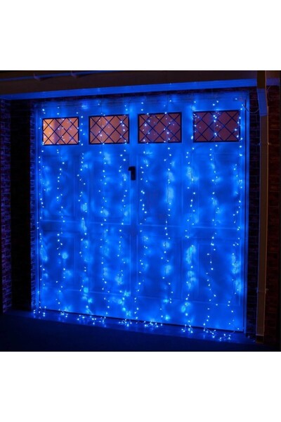 Flippy Χριστουγεννιάτικη Κουρτίνα Φωτός Premium 8μ x 1μ 360 LED Μπλε 2102B Δι...