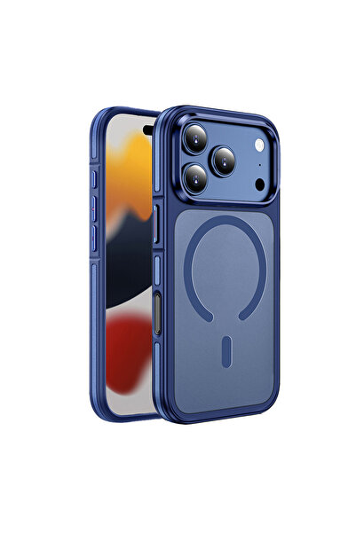 Wlons iPhone 17 Pro Uyumlu Kılıf M-safe Şarj Özellikli Mat Görünümlü Vevo Kap...