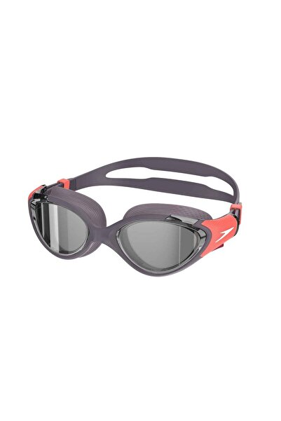 SPEEDO Biofuse High Comfort Women's Swimming Goggles (Grey-Orange)