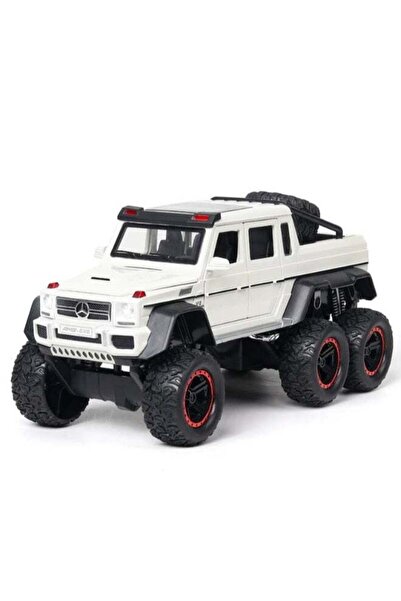 GLW سيارة مرسيدس بنز G63 AMG 6x6 بيك أب للطرق الوعرة بمقياس 1:22 - لعبة سحب ل...