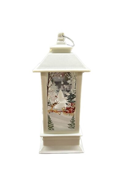 OEM Mini felinar LED alb, decorațiune de Crăciun, lumină caldă, 13 cm