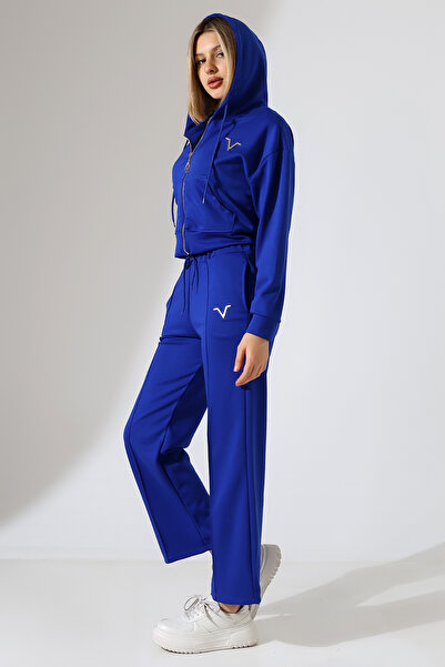 Planet Prestige Modal Fabric Hooded Striped Detail Sports Suit