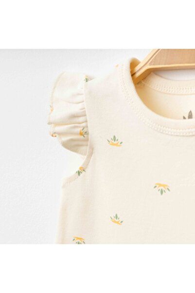 BUDİ HOME Eslenza Baby Shorts Jumpsuit 0044 Beige