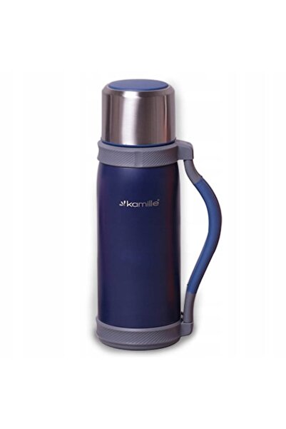 Kamille Φιάλη κενού από ανοξείδωτο χάλυβα 1200 ml KM-2015, με λαβή και καπάκι...