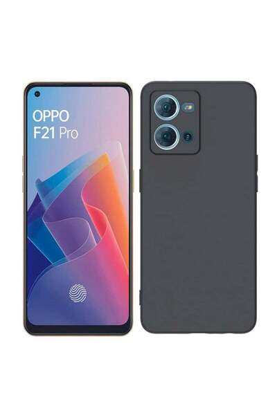 Promass جراب حماية لهاتف OPPO F21 Pro مع حماية من قطع الكاميرا - أسود TPU