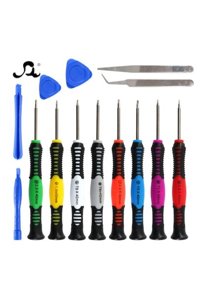 Fabrilux 14-Piece Precision Screwdriver Set with Magnetic Tips & Tweezers