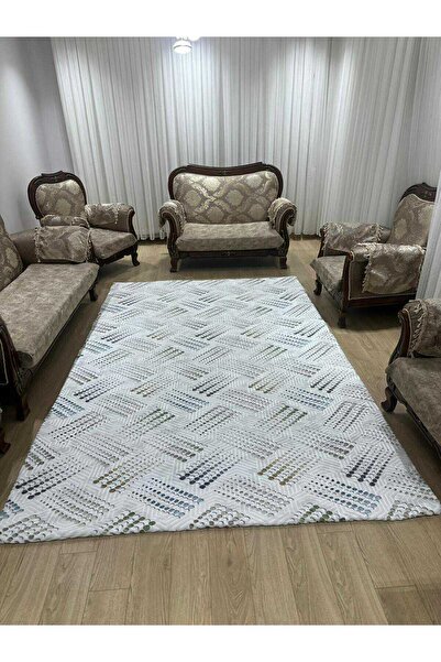 Sarar Polar Halı Örtüsü ( overloklu ) lastiksiz