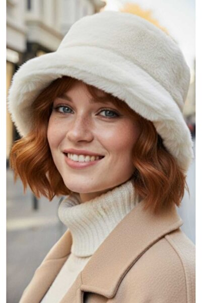 Trenderrs Women's Plush Bucket Hat