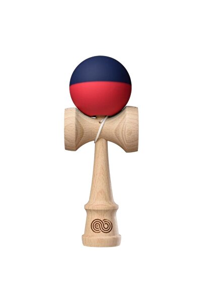 Kendama USA Kaizen Split Silk KZN622 Albastru Rosu