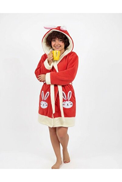 Damlaiso -Polar-Plush November Robe Hooded Bathrobe